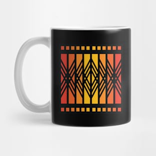 “Dimensional Bridge” - V.4 Orange - (Geometric Art) (Dimensions) - Doc Labs Mug